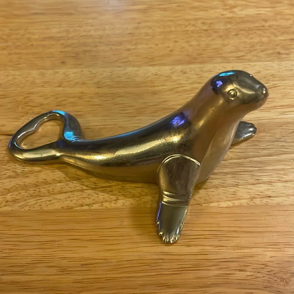 Vintage Chrome/Metal Seal Bottle Opener Made In W Germany.